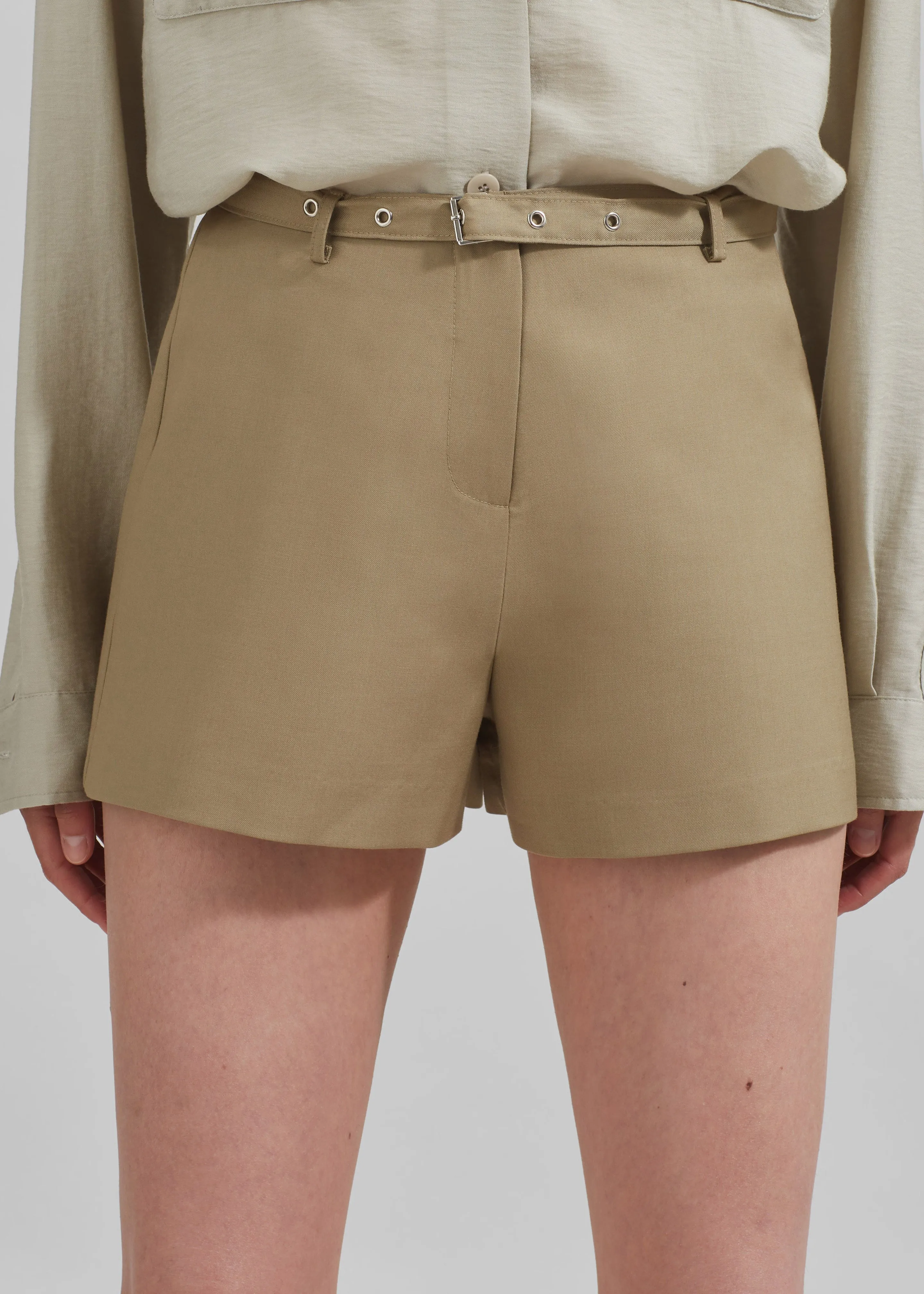 Alynn Mini Shorts - Khaki