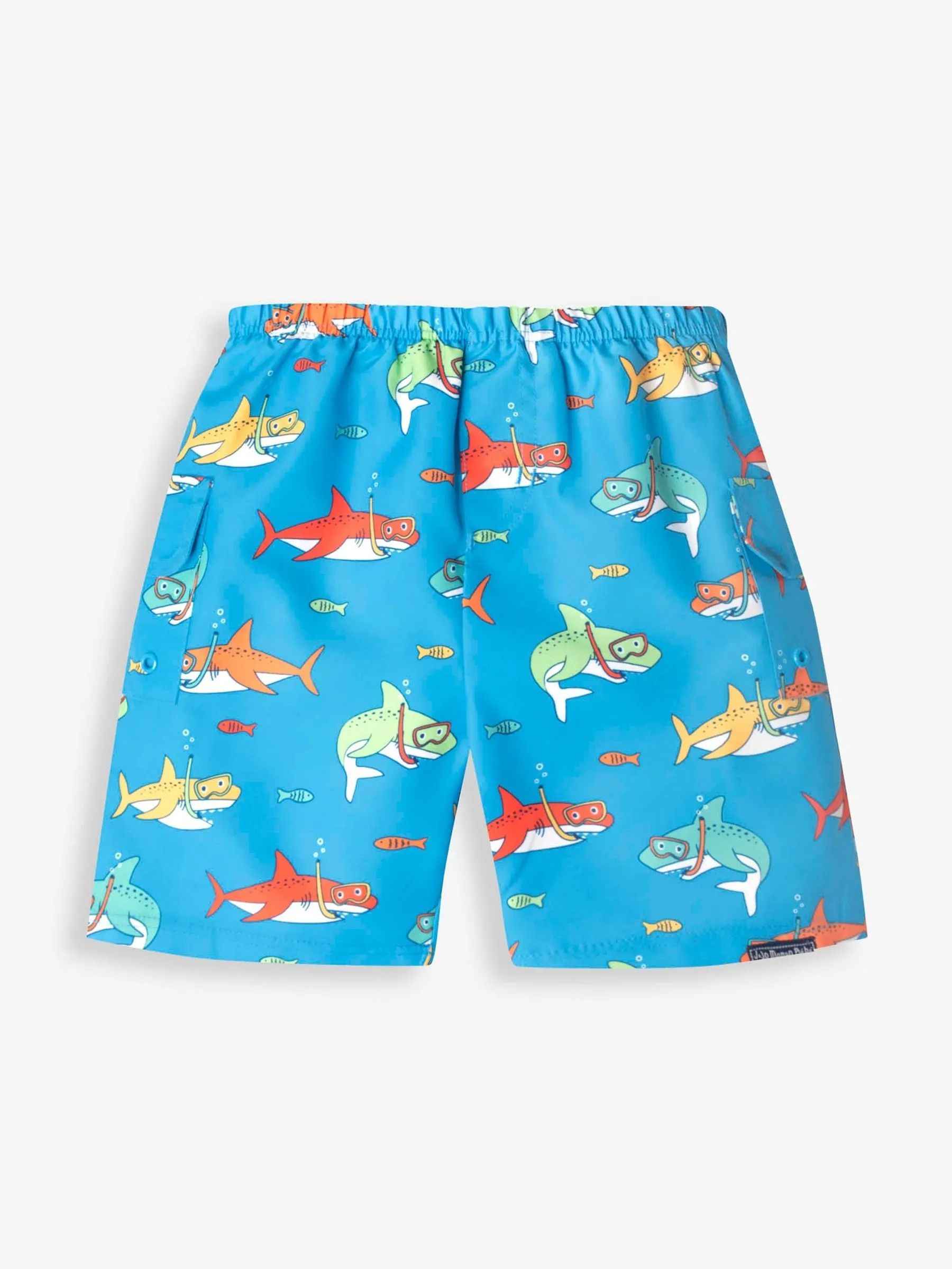 Blue Shark No Nappy Swim Shorts