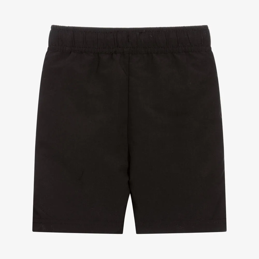 Boys Black Logo Swim Shorts