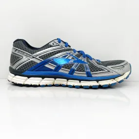 Brooks Mens Adrenaline GTS 17 1102411D017 Gray Running Shoes Sneakers Size 10 D