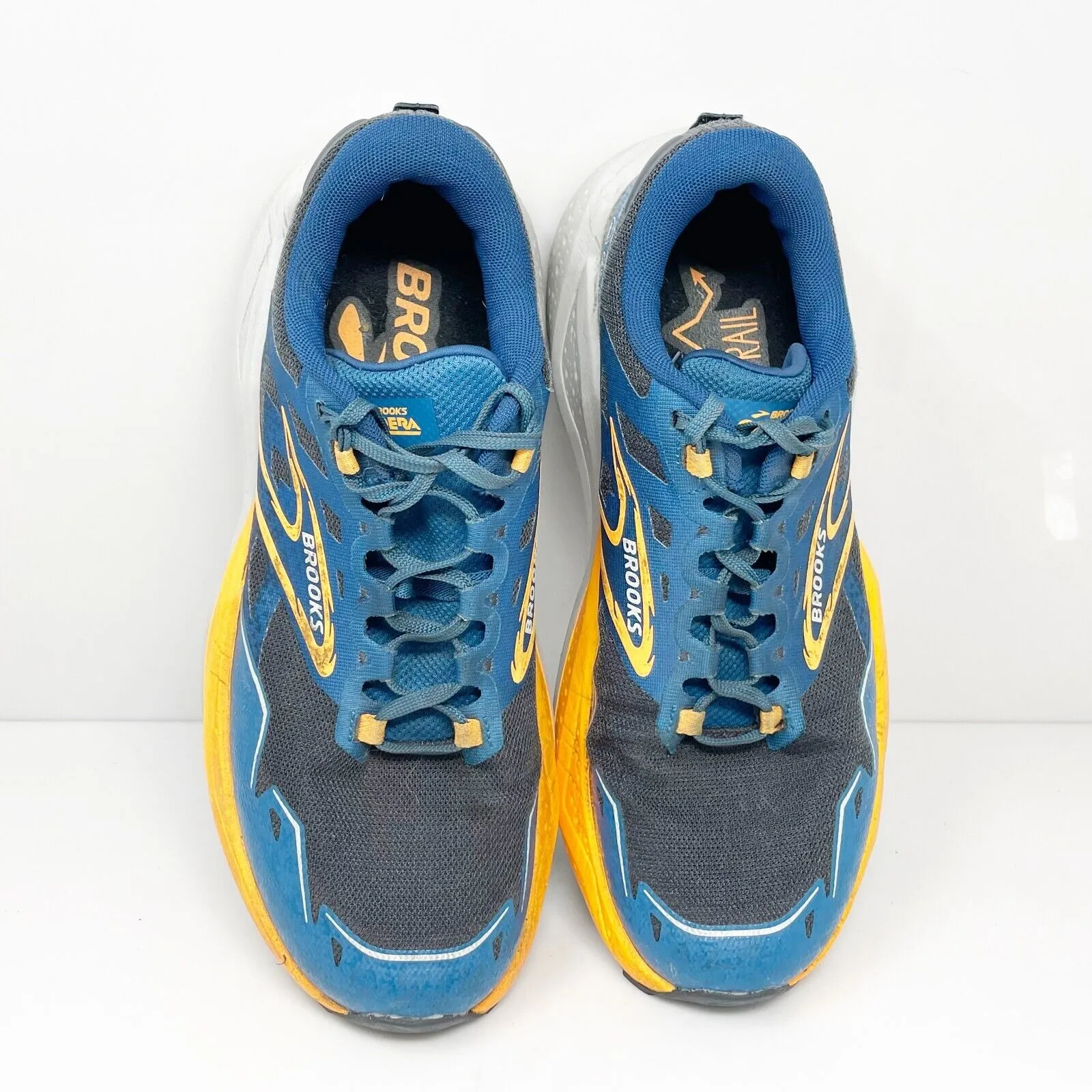 Brooks Mens Caldera 7 1104151D015 Blue Running Shoes Sneakers Size 10 D