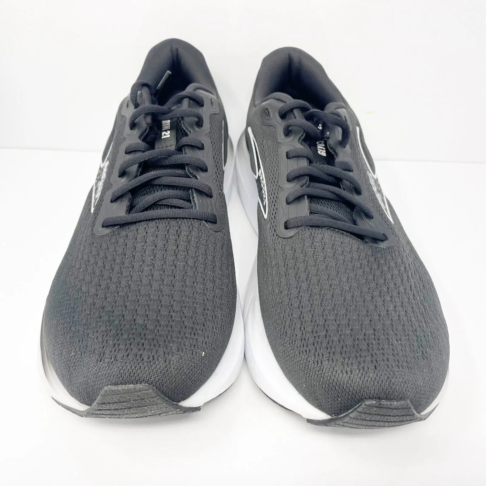 Brooks Mens Glycerin 21 1104192E090 Black Running Shoes Sneakers Size 11 2E