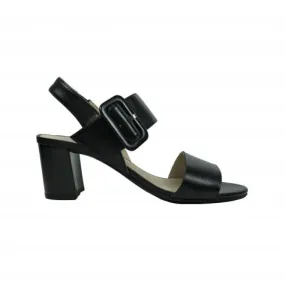 Caprice 28306 42 022 | Black Nappa | Womens Heeled Sandals