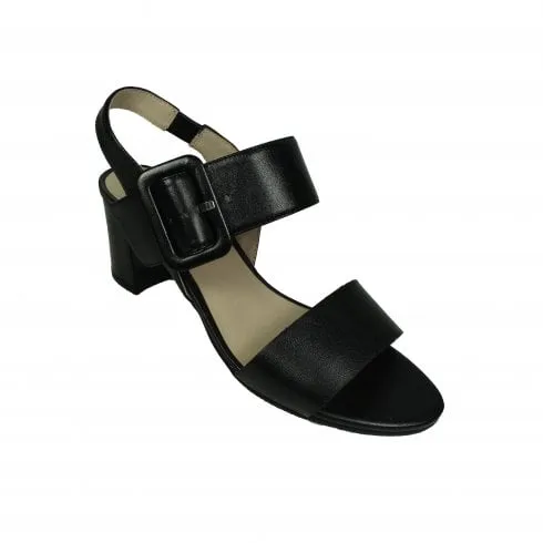 Caprice 28306 42 022 | Black Nappa | Womens Heeled Sandals