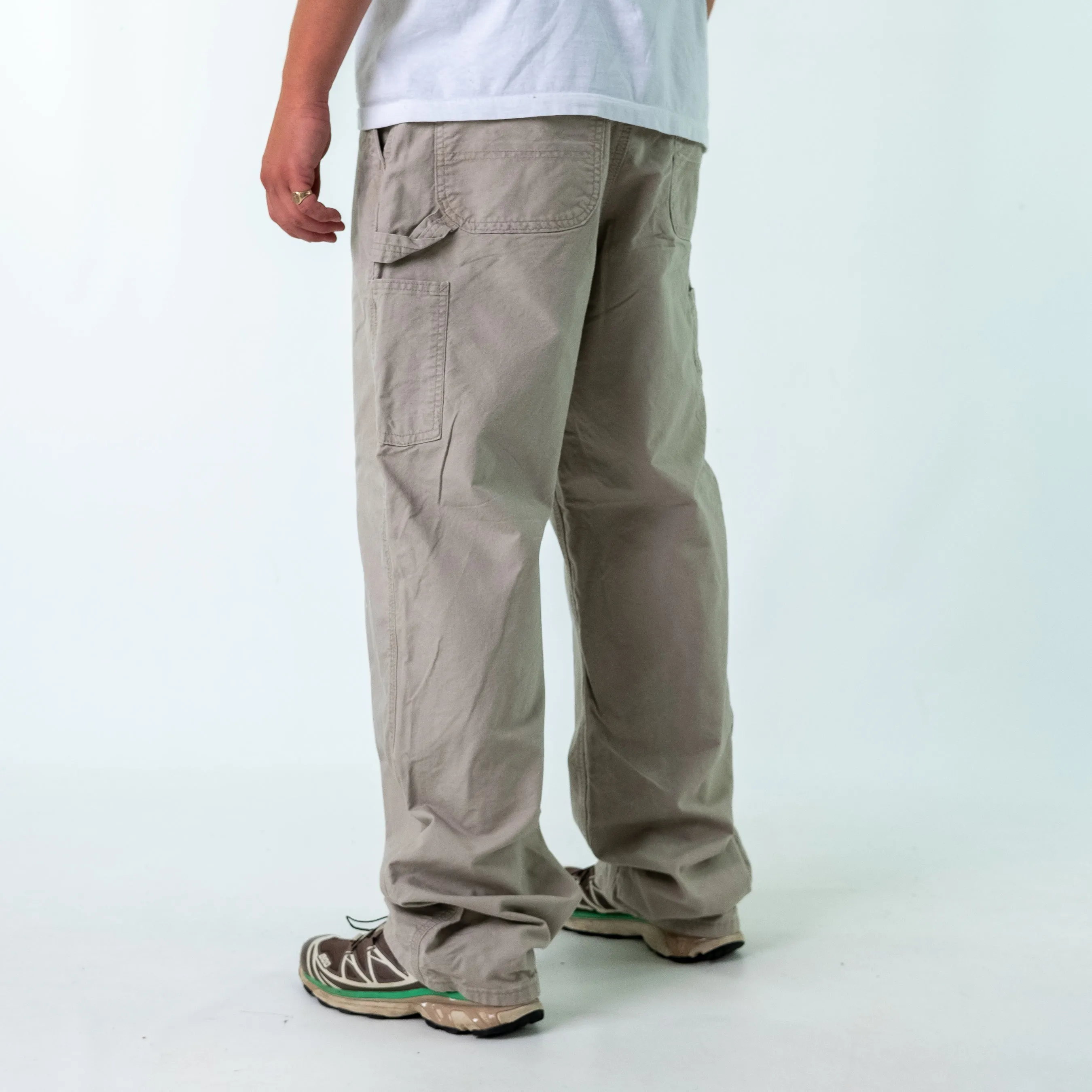 Cream y2ks Carhartt Canvas Carpenter Jeans Baggy Pants (36x34)