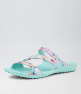 CROCS Kadee Ii Tiedye Pure Water Multi Sandals
