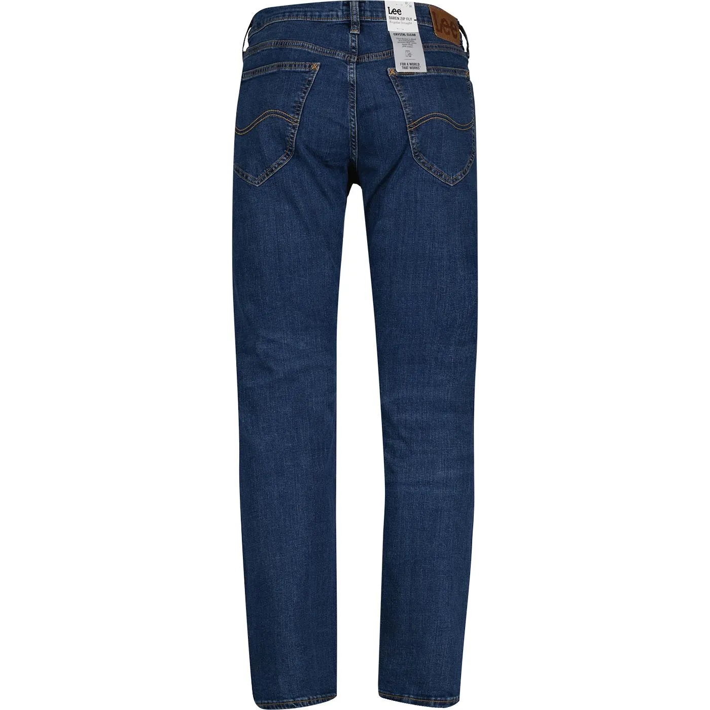 Daren Lee Retro Zip Fly Jeans Mid Worn Kahuna