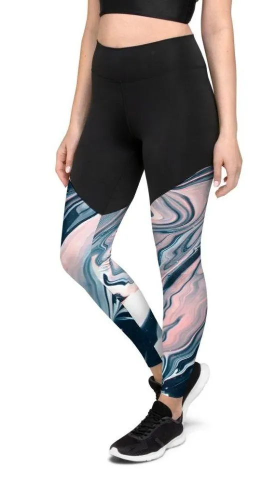 Dreamy Marble Compression Leggings