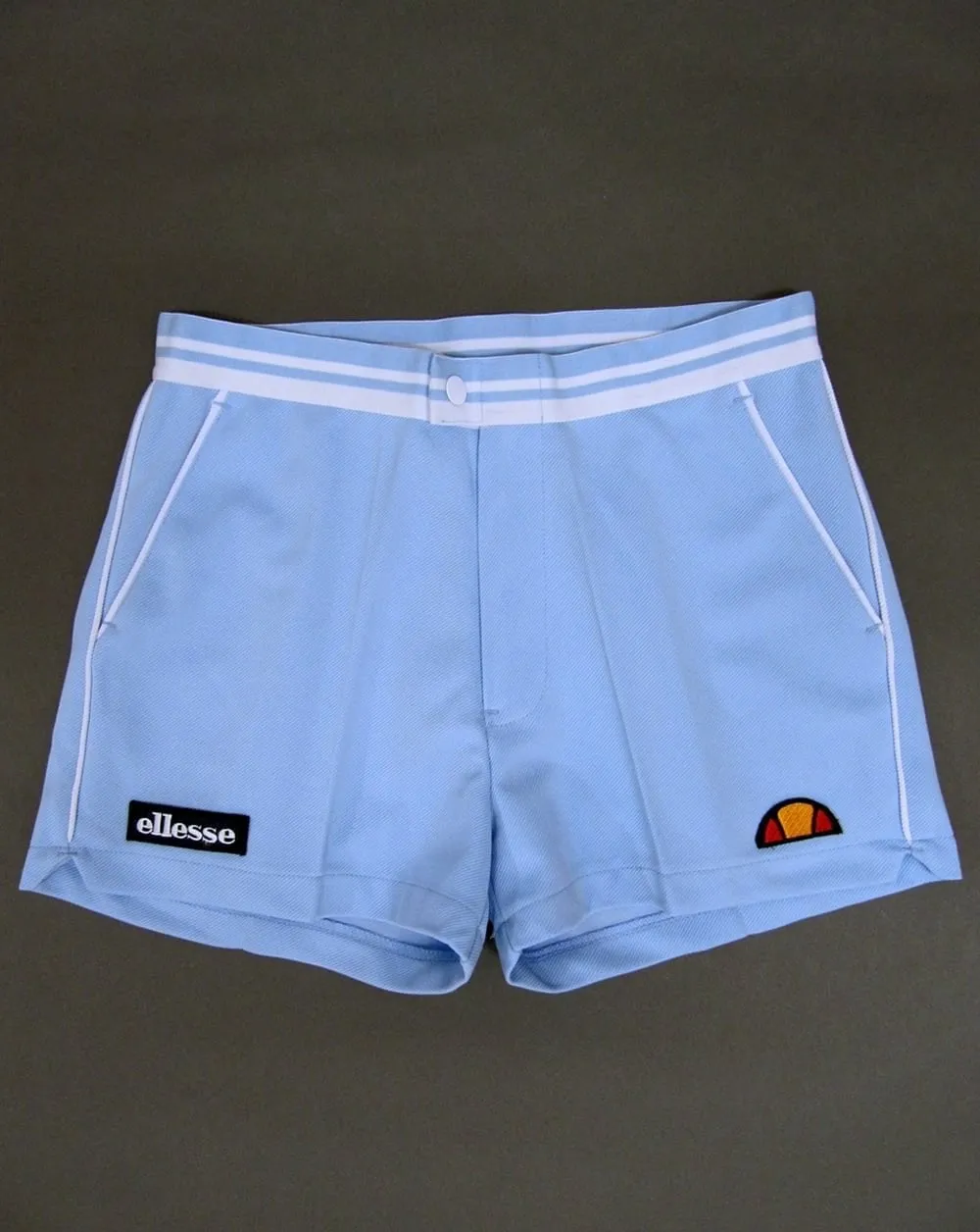 Ellesse 80s Tennis Shorts Sky Blue