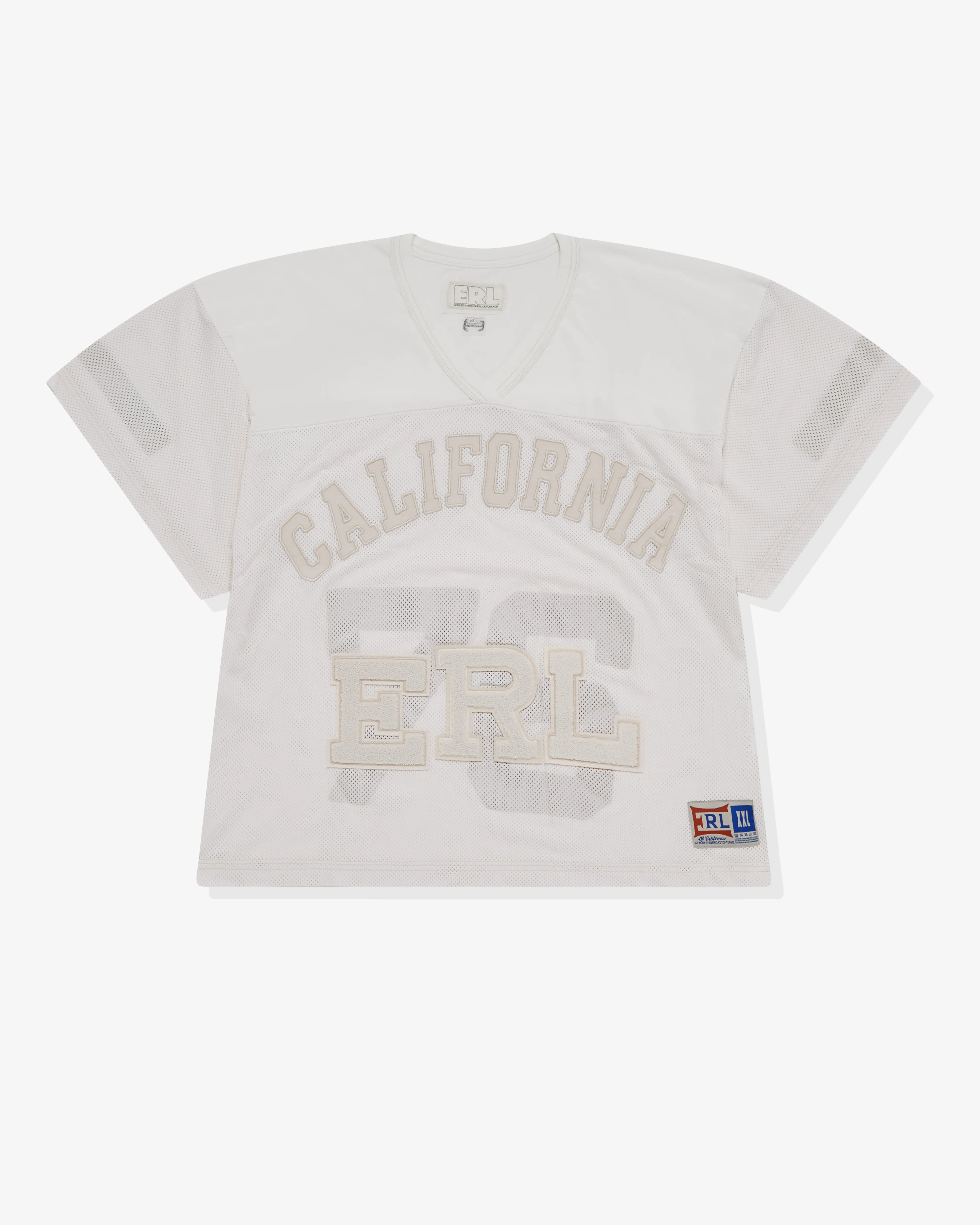 ERL   76 Football Jersey Knit Off White 