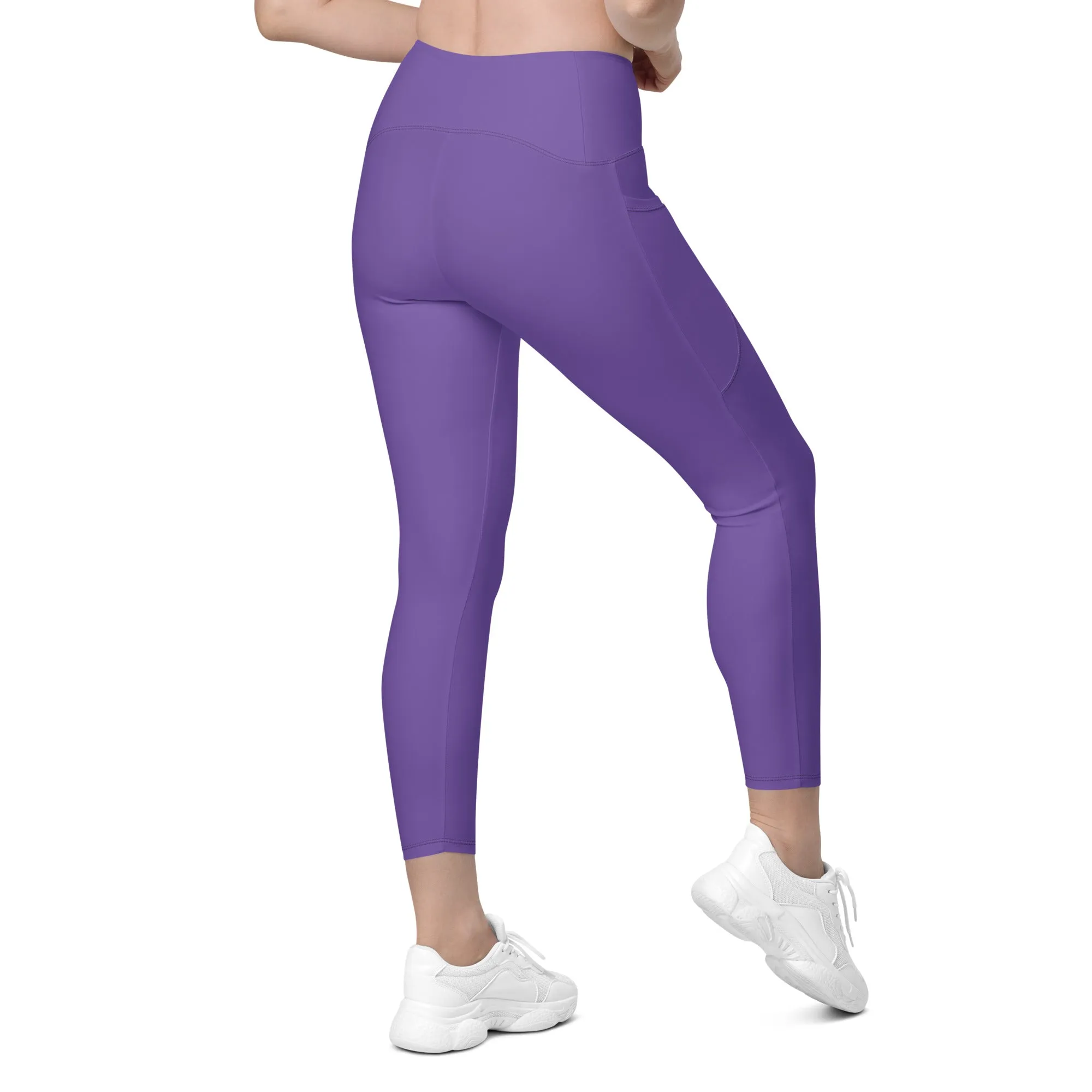 Fierce Purple Leggings With Pockets