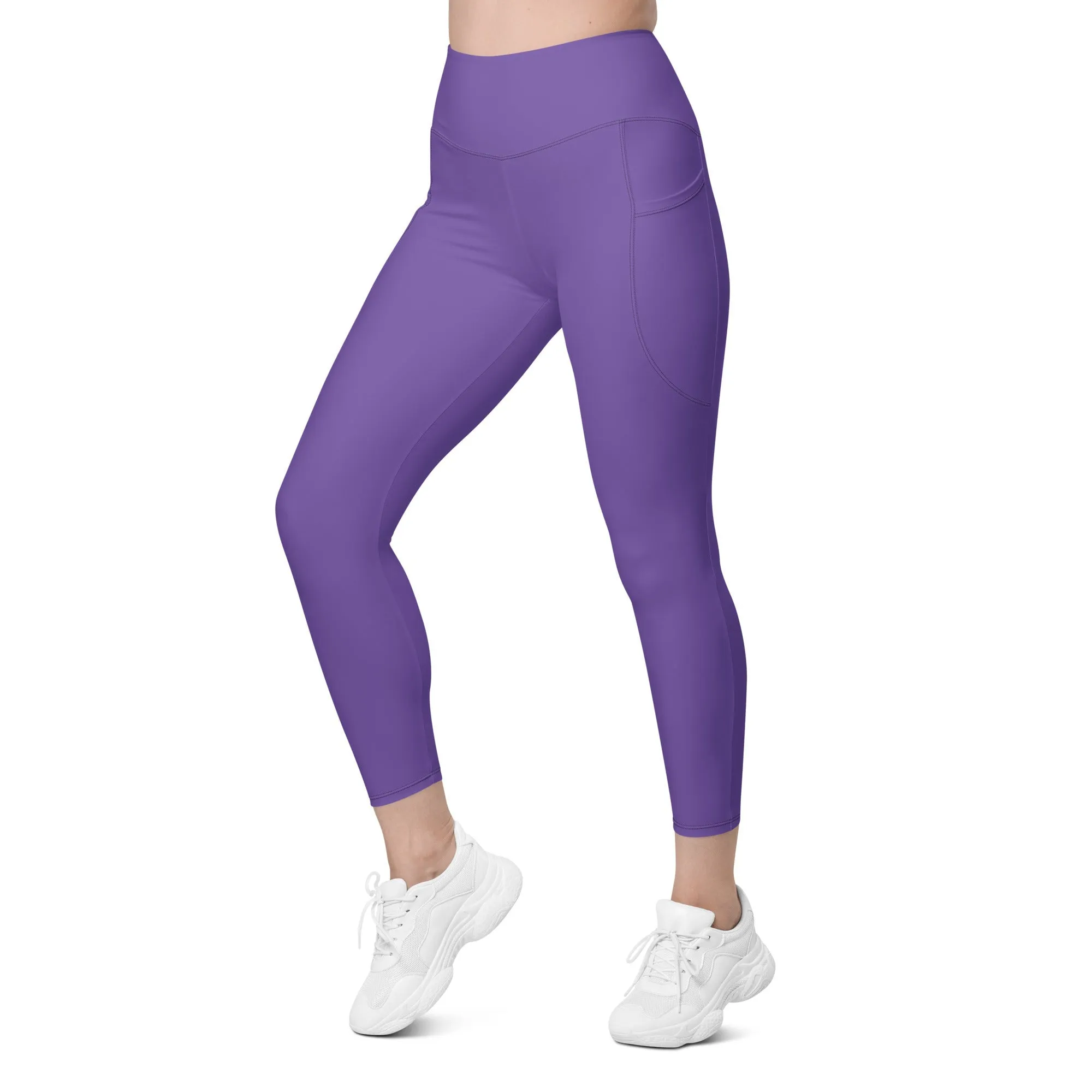 Fierce Purple Leggings With Pockets