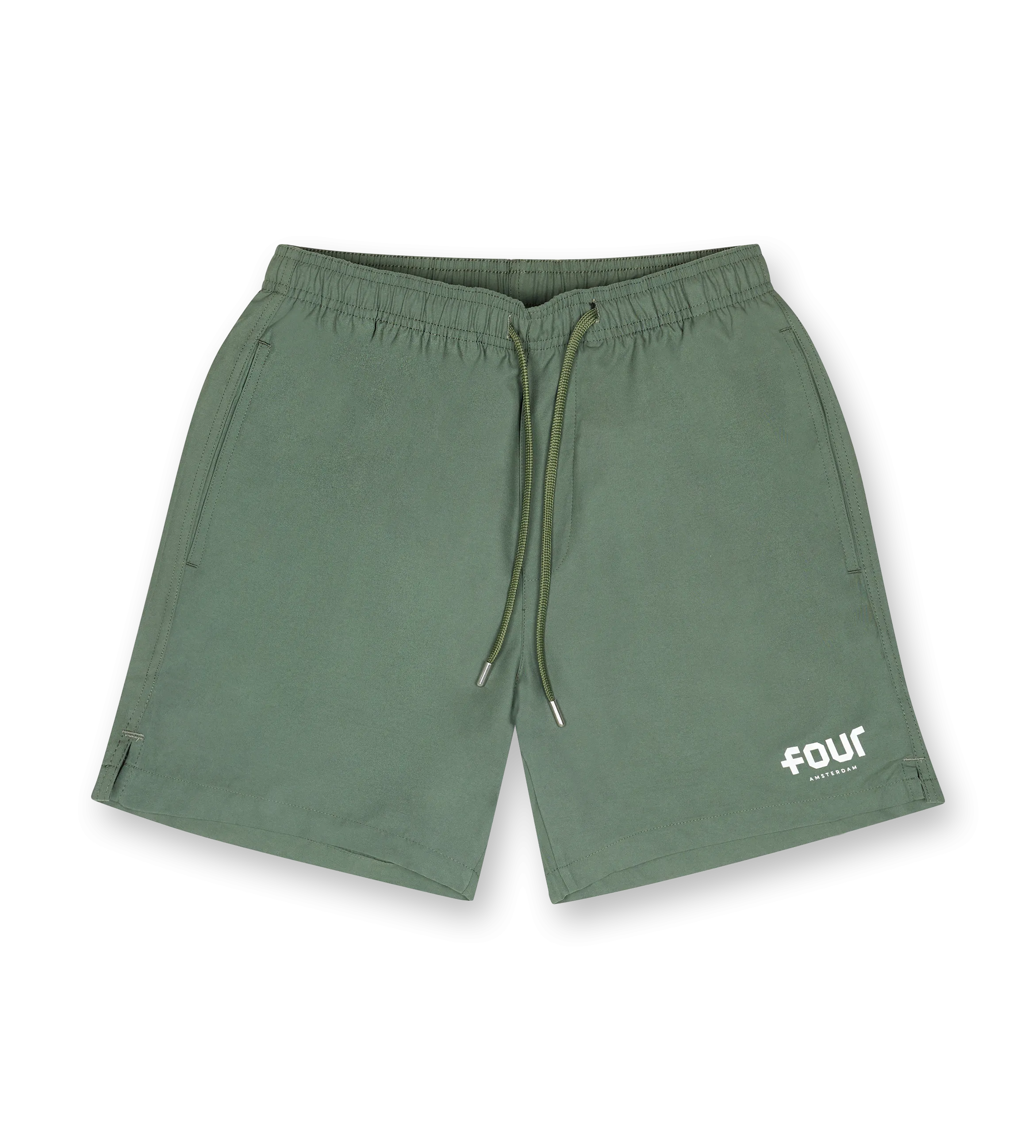 FOUR    Logo Swim Shorts Thyme
