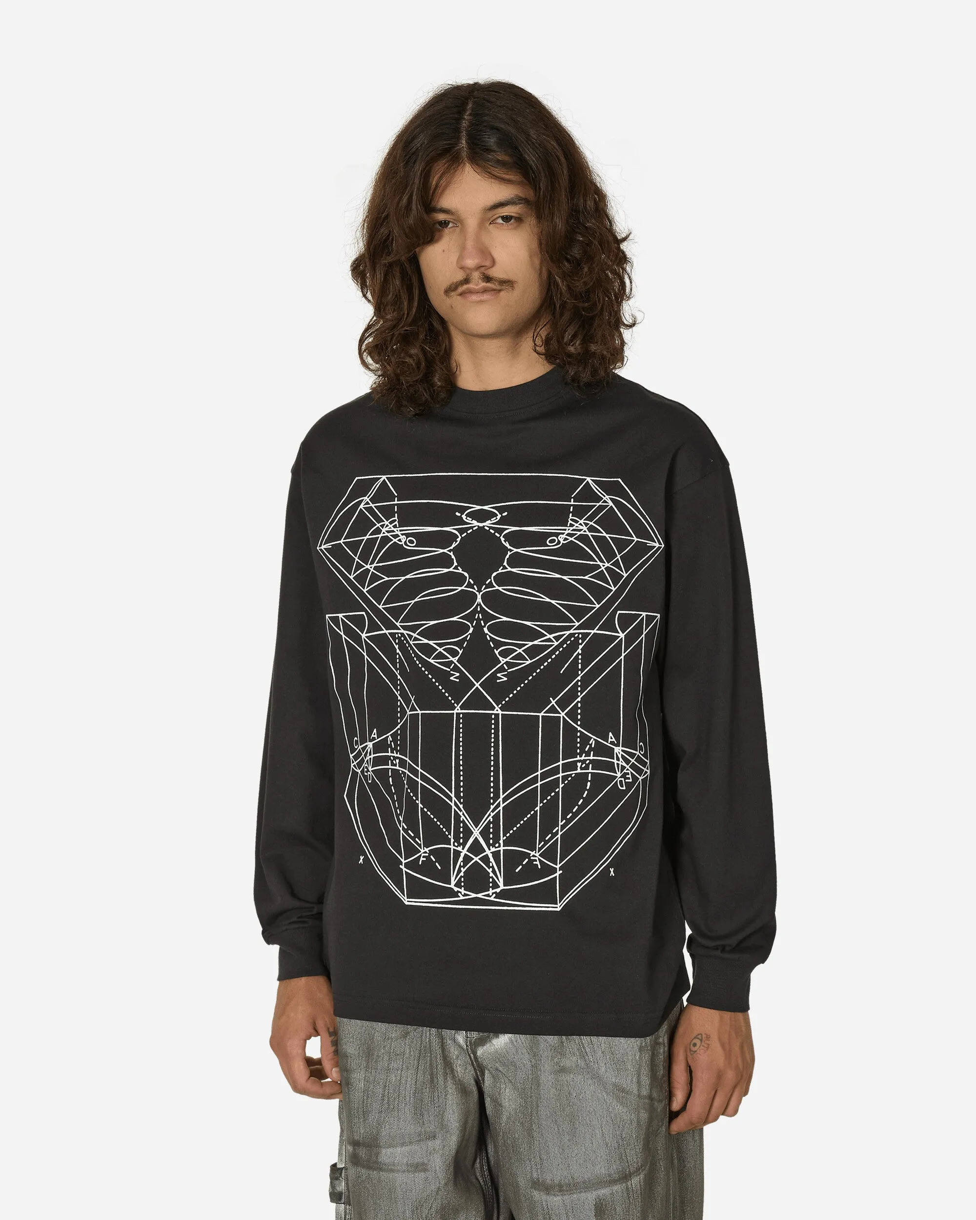 Graphic Longsleeve T-Shirt Black