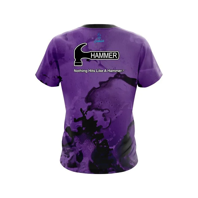 Hammer Purple Graffiti Grunge CoolWick Bowling Jersey