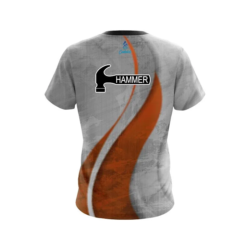 Hammer Rough Edges Orange CoolWick Bowling Jersey