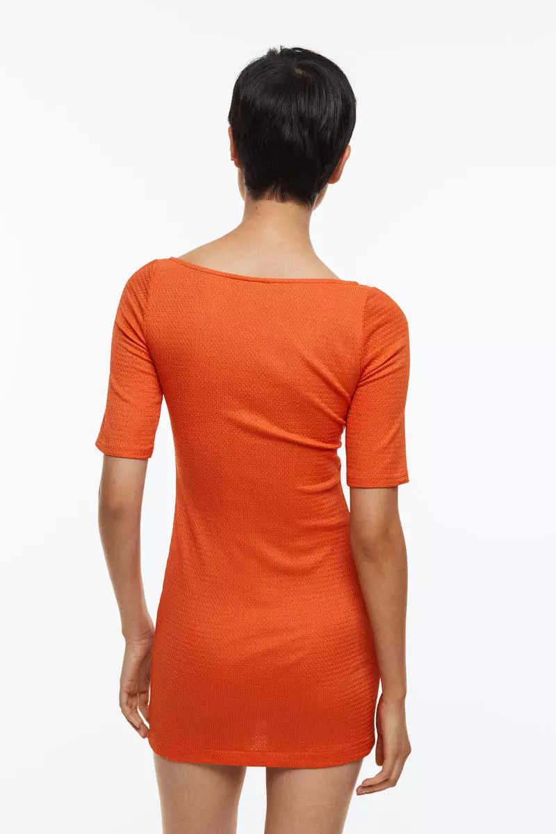 H&M Crinkled jersey dress