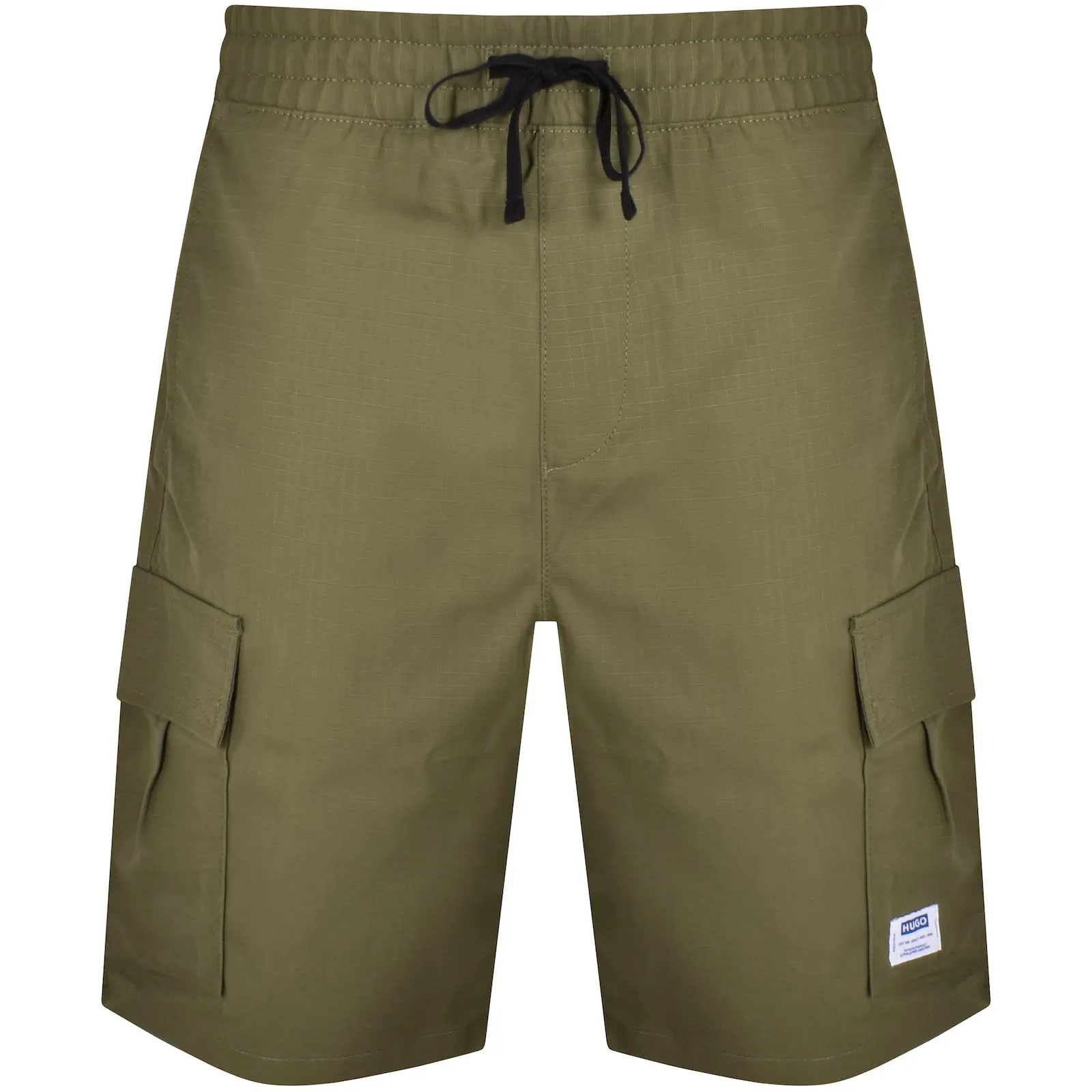 HUGO Blue Giulio242 Shorts Khaki