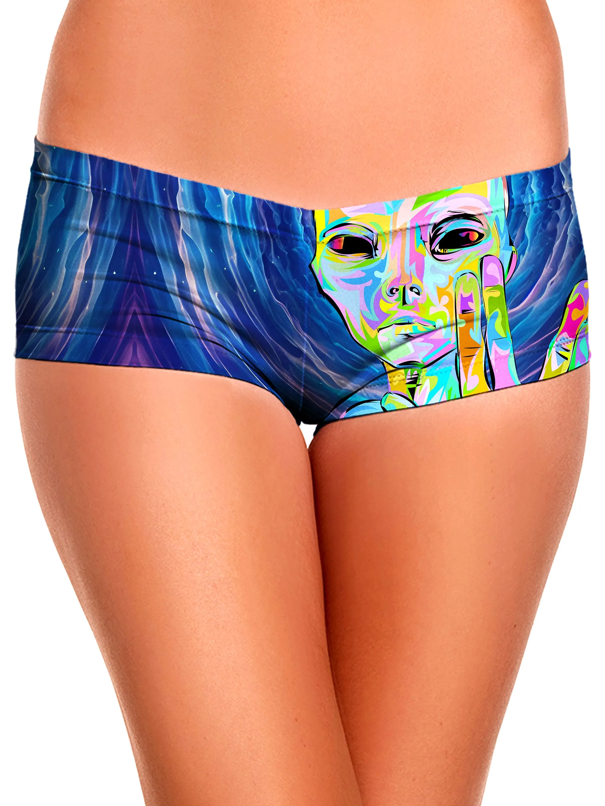 I Come in Peace Booty Shorts