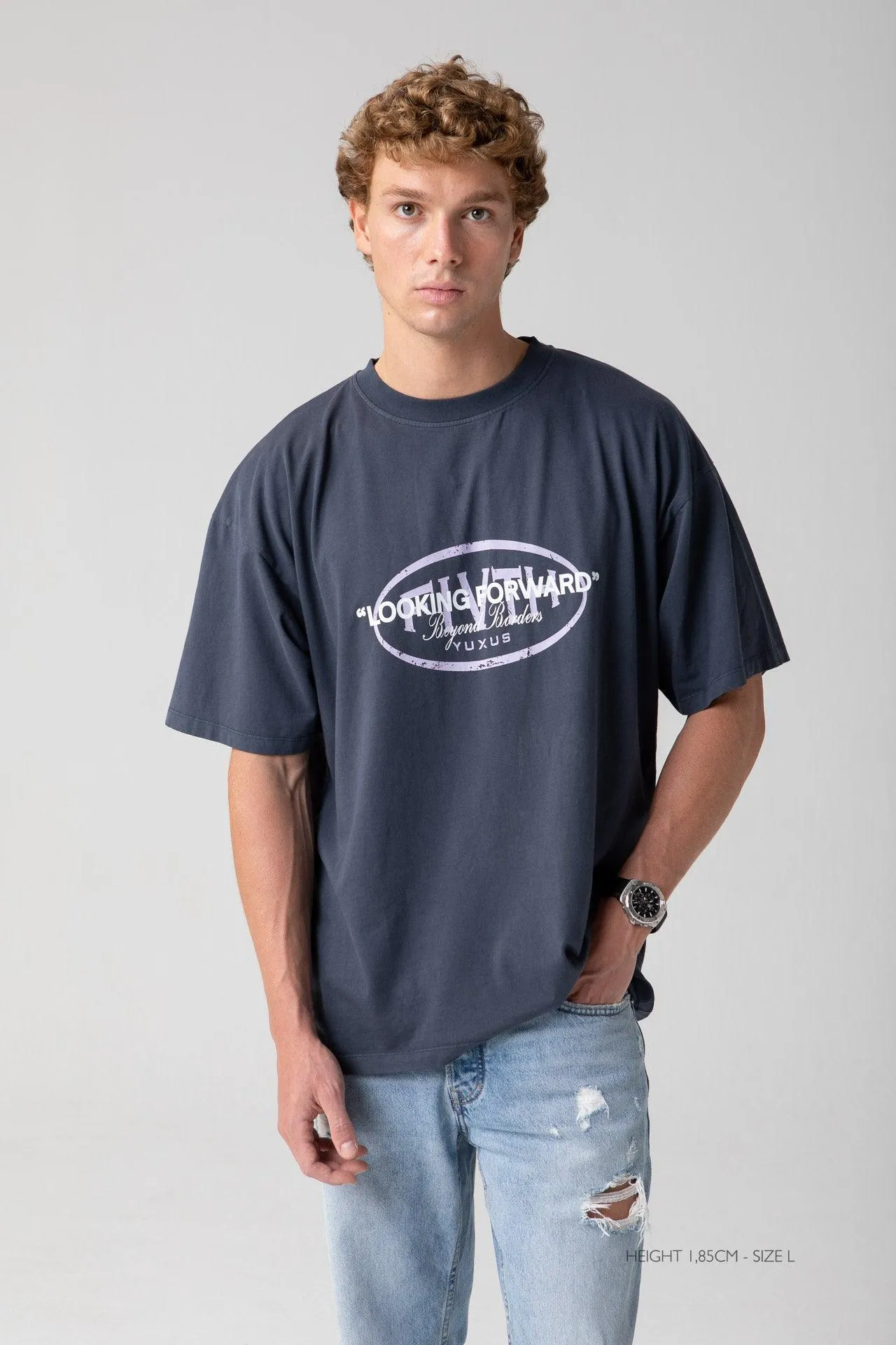 INDIGO FIVTH T-SHIRT