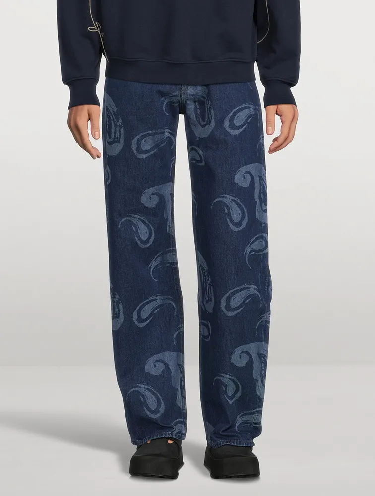 JACQUEMUS Le De-Nimes Suno Straight-Leg Jeans