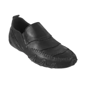 J.Fontini Men Black Casual Loafers