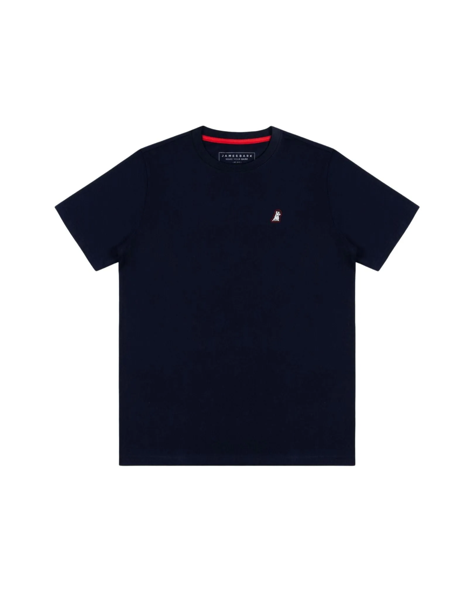 Mens Crew Neck Jersey T-shirt - Navy S02