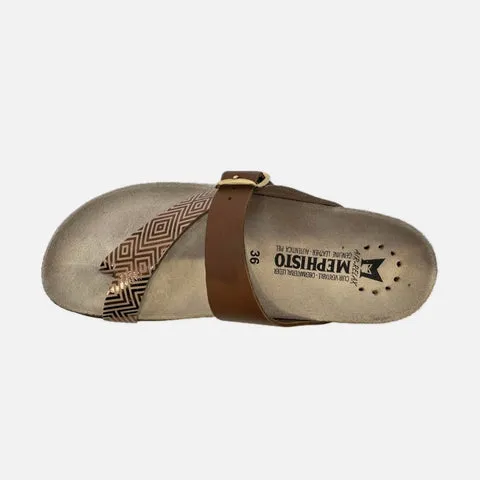 Mephisto Womens Helen Mix Sandals - Light Sand Metro