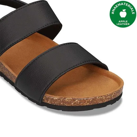 NAE Sandals Mak Vegan Eco-Leather Black