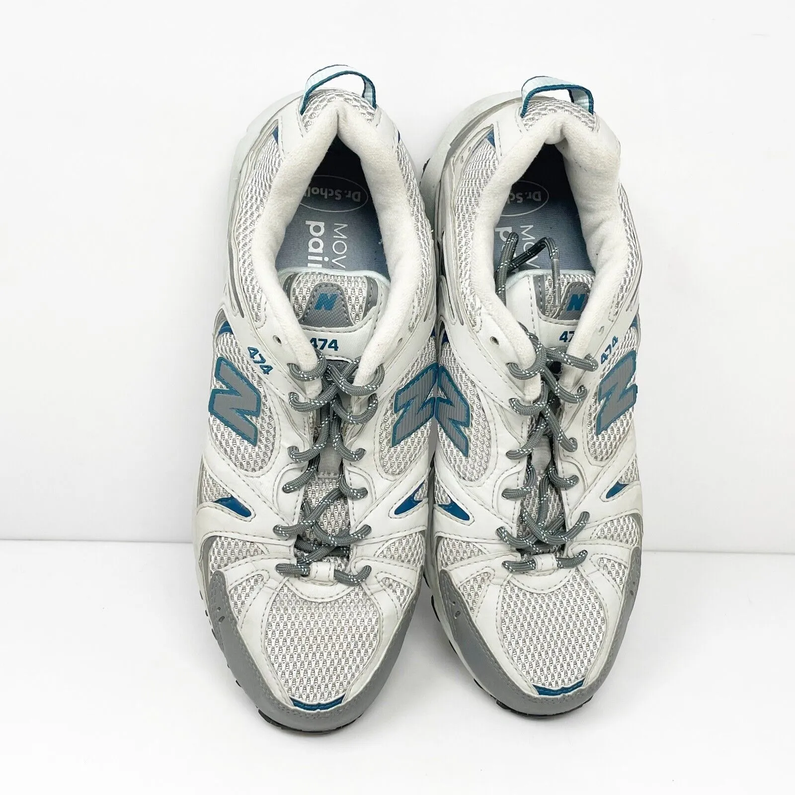 New Balance Womens 474 WT474LB Gray Running Shoes Sneakers Size 9.5 B