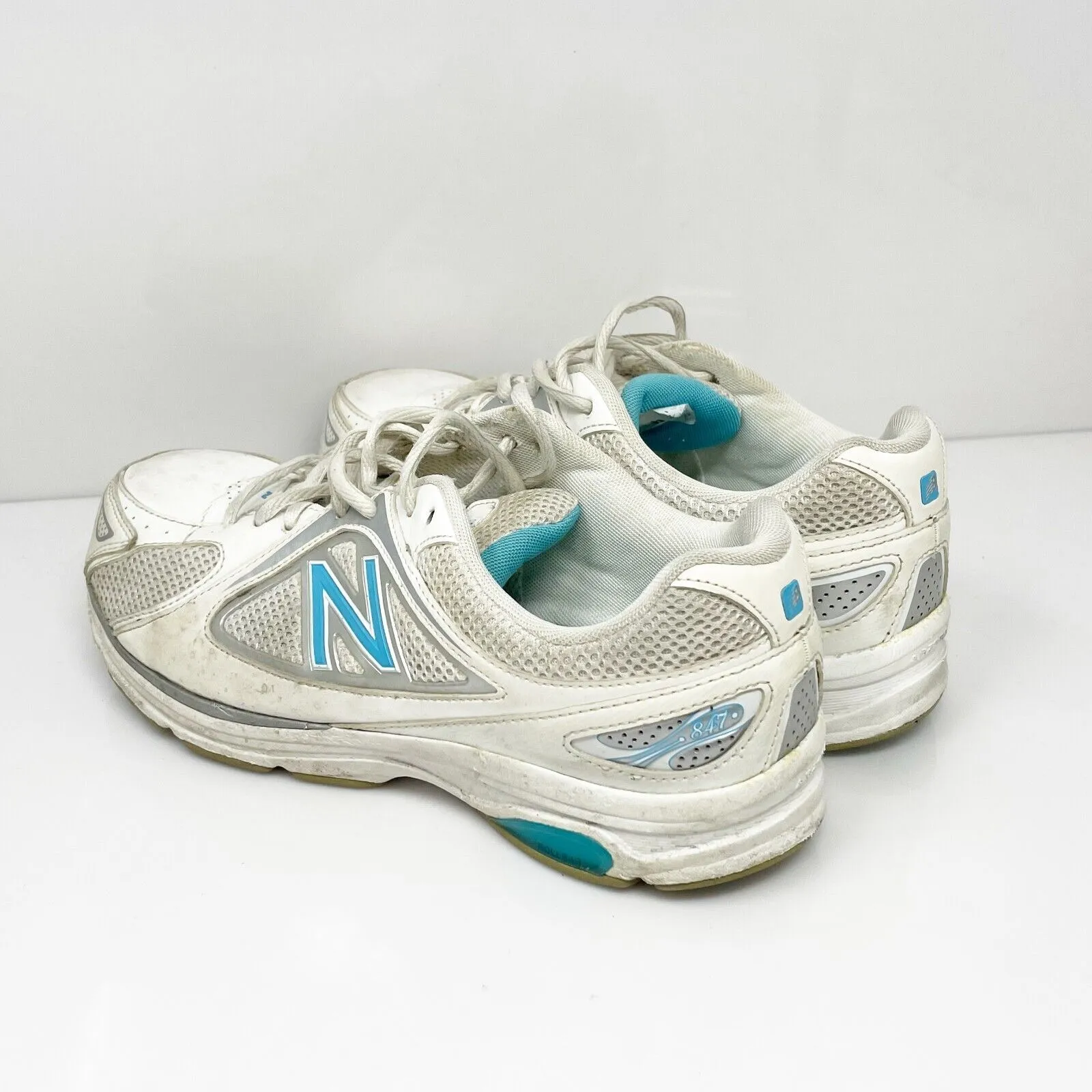 New Balance Womens 847 WW847WB White Running Shoes Sneakers Size 8 2E