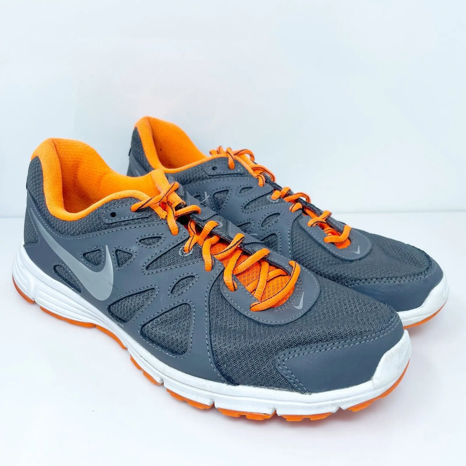 Nike Mens Revolution 2 554953-032 Gray Running Shoes Sneakers Size 10.5