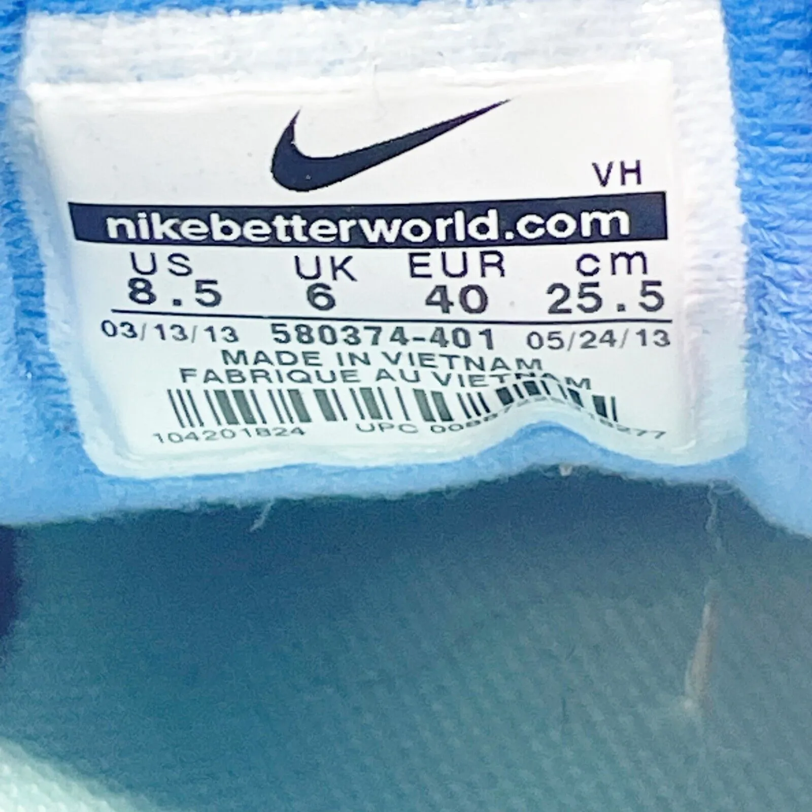 Nike Womens Flex Trainer 3 580374-401 Gray Running Shoes Sneakers Size 8.5