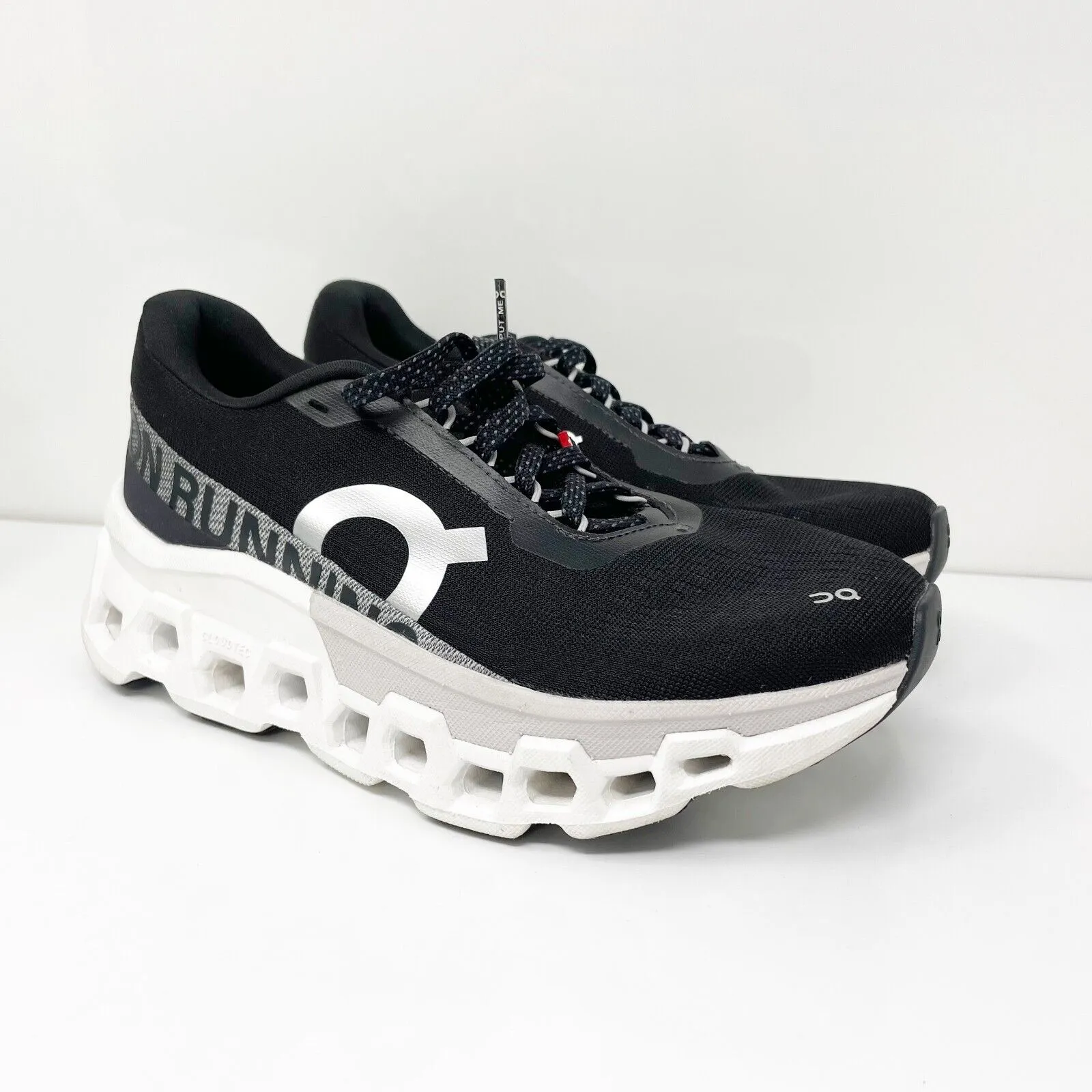 On Womens Cloudmonster 2 Black Running Shoes Sneakers Size 6.5