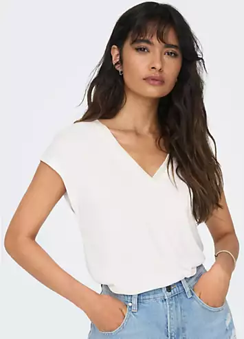 Only V-Neck Jersey T-Shirt | Grattan