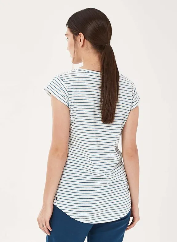 ORGANICATION T-Shirt Striped White