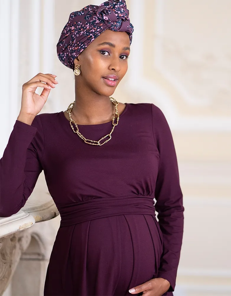 Peachey |  Stretch Jersey Maternity & Nursing Dress