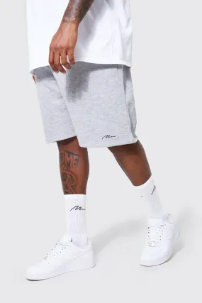Plus Man Loose Jersey Short