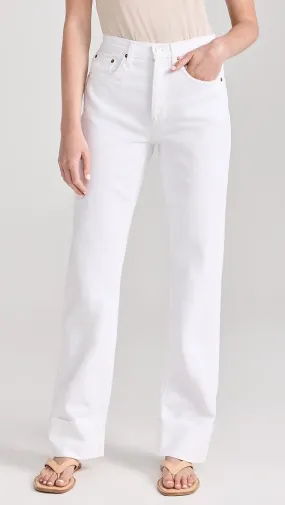 RE/DONE   High Rise Loose Long Jeans 