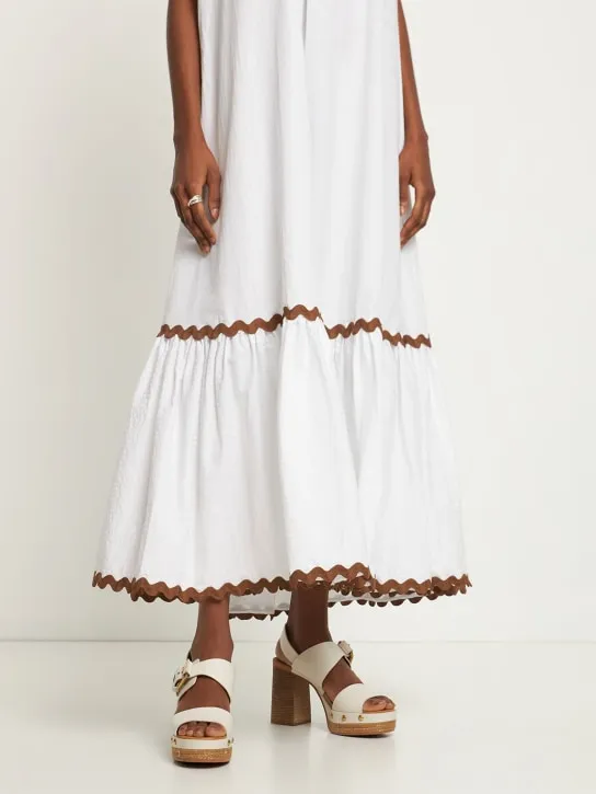 See By Chloé   105mm Joline leather platform sandals 