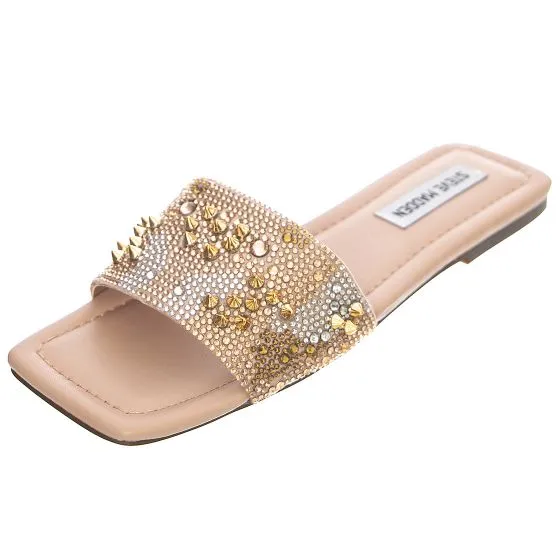 Steve Madden Womens Marveled Blush Mult Sandals