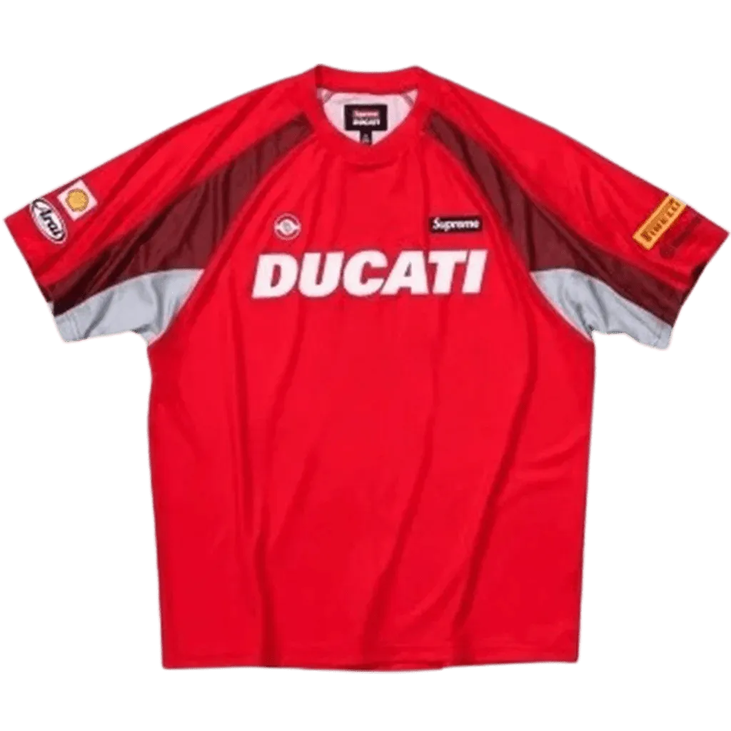 Supreme x Ducati Soccer Jersey 'Red'