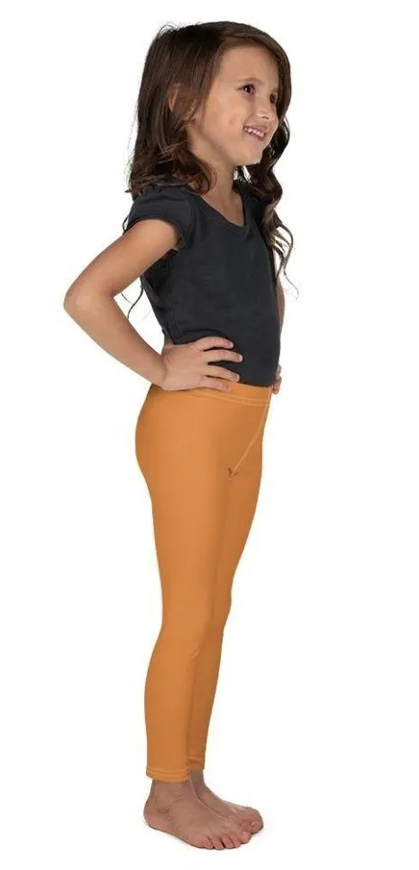 Tangerine Orange Kid's Leggings