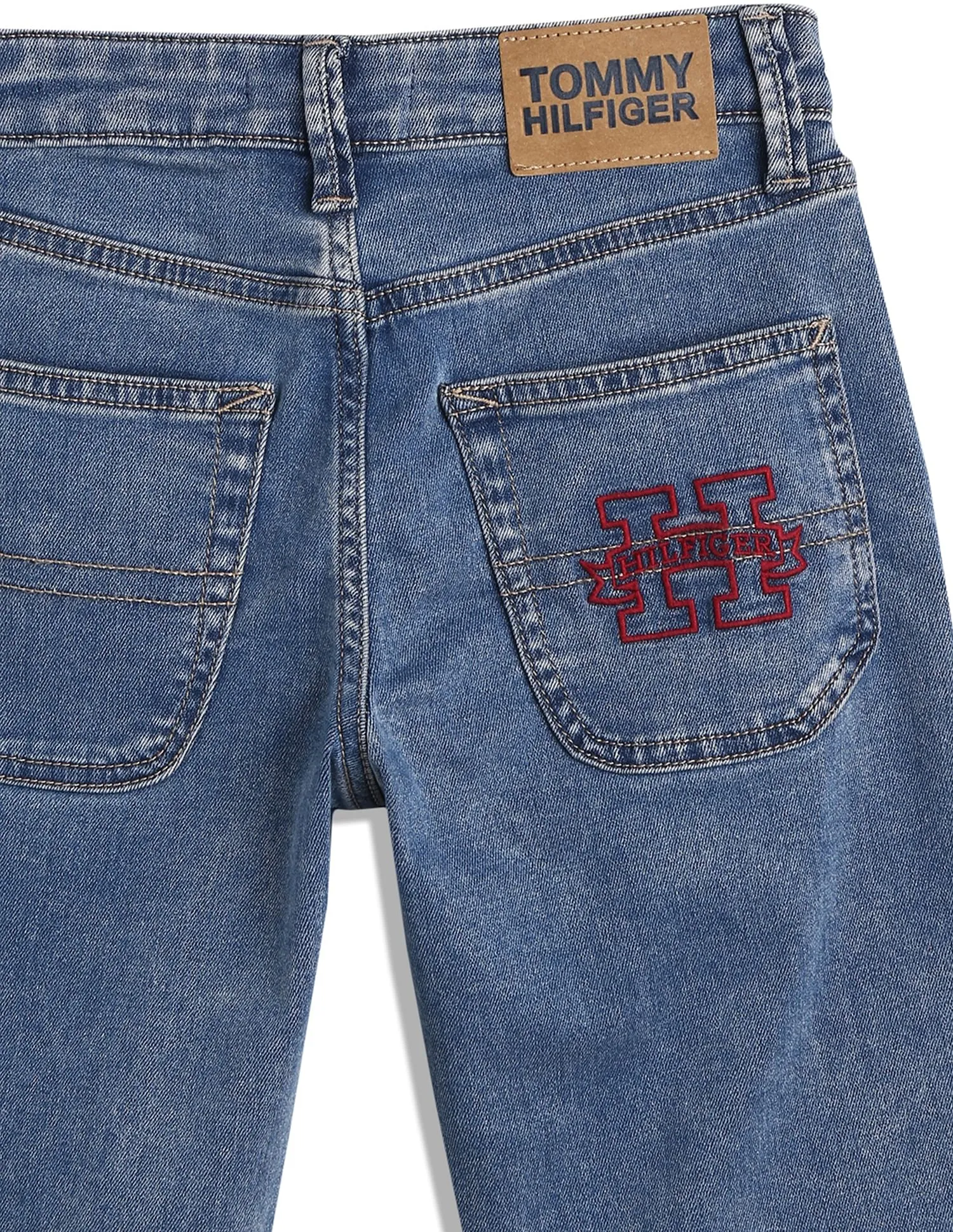 Tommy Hilfiger Kids Boys Modern Straight Fit Jeans