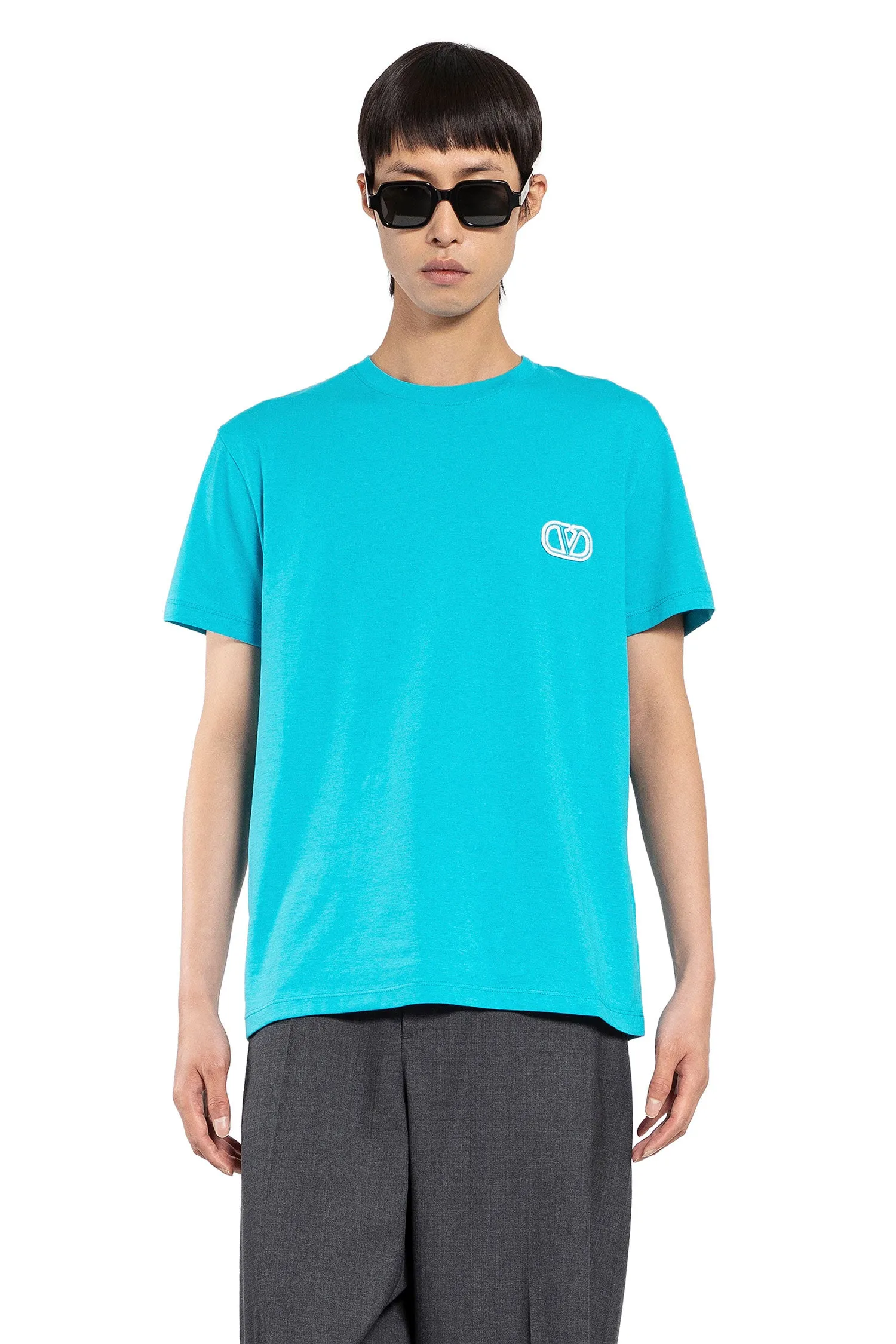 valentino vlogo patch t-shirt