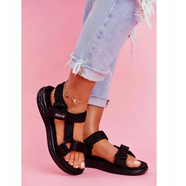 Women's Sandals Big Star Black FF274A600