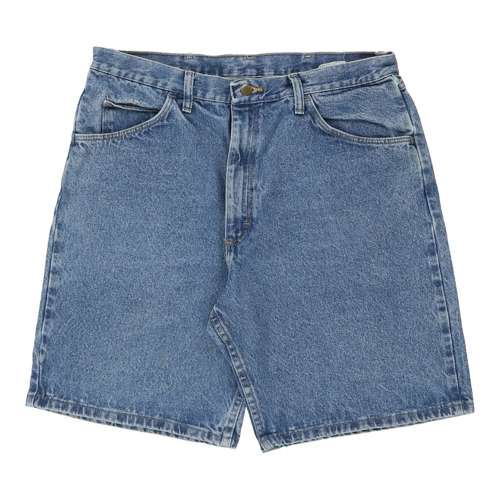 Wrangler Denim Shorts - 34W 10L Blue Cotton